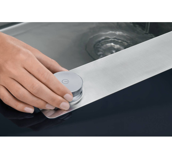 Кухонная мойка Hansgrohe C71-F655-04 755х500 Сомби со смесителем на две чаши 180/450 (43210800) Stainless Steel