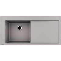 Кухонна мийка Hansgrohe S514-F450 1050х510: полиця ліворуч Graphiteblack (43314170)