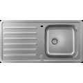 Кухонная мойка Hansgrohe S4113-F400 на столешницу 975х505 с сифоном automatic (43338800) Stainless Steel