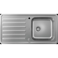 Кухонна мийка Hansgrohe S4113-F400 на стільницю 975х505 з сифоном automatic (43338800) Stainless Steel