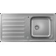 Кухонная мойка Hansgrohe S4113-F400 на столешницу 975х505 с сифоном automatic (43338800) Stainless Steel