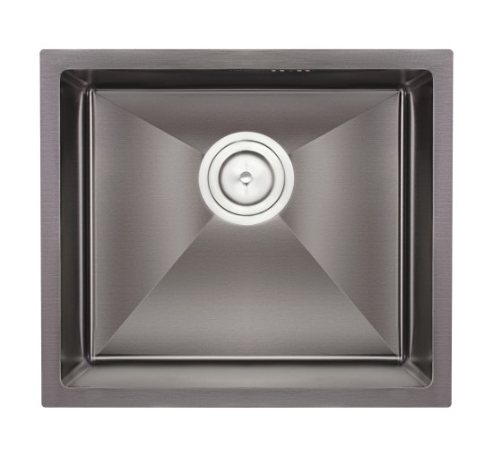 Кухонная мойка Qtap D4843BL 2.7/1.0 мм Black (QTD4843BLPVD2710)