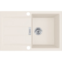 Кухонна мийка Franke Sirius 2.0 S2D 611-78 (143.0621.333) з тектонайта - врізна - оборотна - колір Маскарпоне (2 отвори)