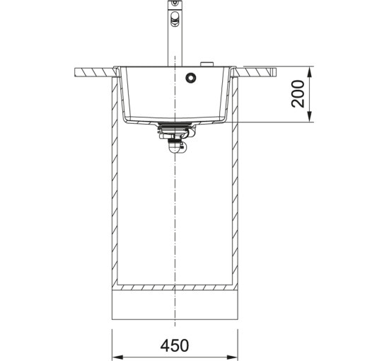 Кухонная мойка Franke Centro CNG 610-39 (114.0630.403) гранитная - врезная - оборотная - цвет Оникс