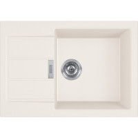 Кухонная мойка Franke Sirius 2.0 S2D 611-62 Slim (143.0631.540) из тектонайта - врезная - оборотная - цвет Маскарпоне (2 отверстия)