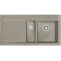 Кухонная мойка Franke Mythos MTK 651-100 (124.0380.241) керамическая - врезная - цвет Серый матовый крыло слева