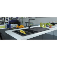 Кухонная мойка Franke Urban UBG 611-62 (114.0574.953) гранитная - врезная - оборотная - цвет Миндаль - (пластиковый коландер в комлекте)