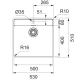 Кухонна мийка Franke Maris MRX 210-50 TL (127.0544.022/127.0598.750) нержавеющая сталь - монтаж врізний, в рівень або під стільницю - полірована