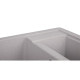 Кухонная мойка с дополнительной чашей Lidz 615x500/200 GRA-09 (LIDZGRA09615500200)