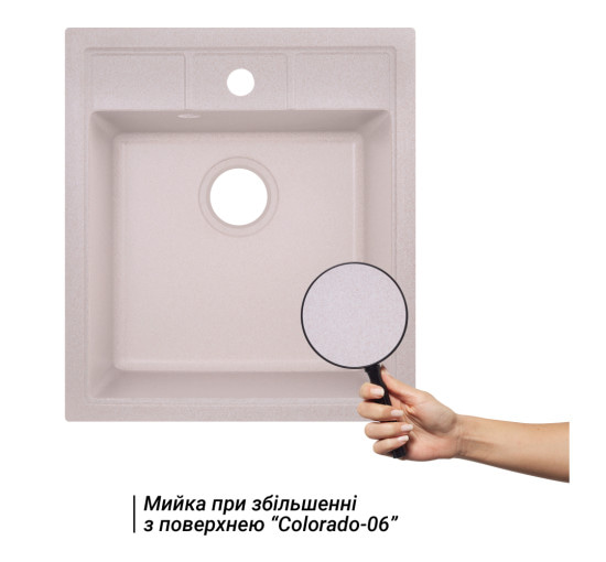 Кухонна мийка Lidz 460х515/200 COL-06 (LIDZCOL06460515200)