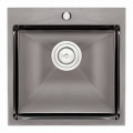 Кухонна мийка Qtap D5050BL 2.7/1.0 мм Black (QTD5050BLPVD10)