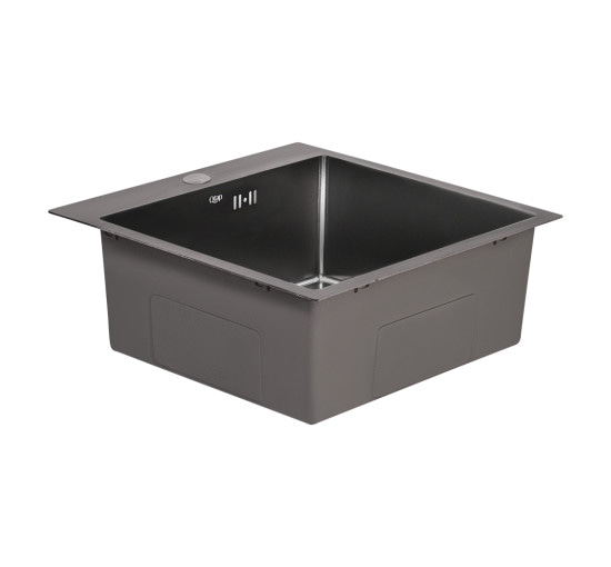 Кухонная мойка Qtap D5050BL 2.7/1.0 мм Black (QTD5050BLPVD10)