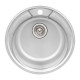 Кухонна мийка Qtap D490 0,8 мм Satin (QTD490SAT08)