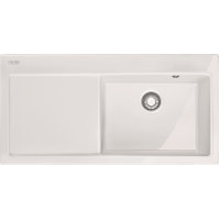 Кухонна мийка Franke Mythos MTK 611-100 (124.0335.708) керамічна - врізна - колір Білий крило справа