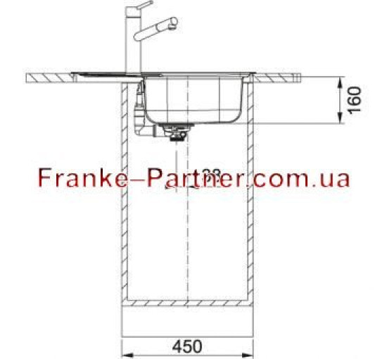 Кухонна мийка Franke Spark SKL 611-63 (101.0598.808) нержавіюча сталь - врізна - оборотна - декорована