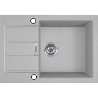 Кухонная мойка Franke Sirius 2.0 S2D 611-62 Slim (143.0631.682) из тектонайта - врезная - оборотная - цвет Серый камень(2 отверстия)