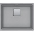 Кухонная мойка Franke KUBUS 2 KNG 110-52 (125.0576.309) гранитная - монтаж под столешницу - цвет Серый камень - (коландер и коврик Rollmat в комплекте)