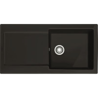 Кухонная мойка Franke Mythos MRK 611-100 (124.0380.343) керамическая - врезная - оборотная - цвет Черный матовый