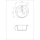 Кухонная мойка Romzha Eva Teracota (701)