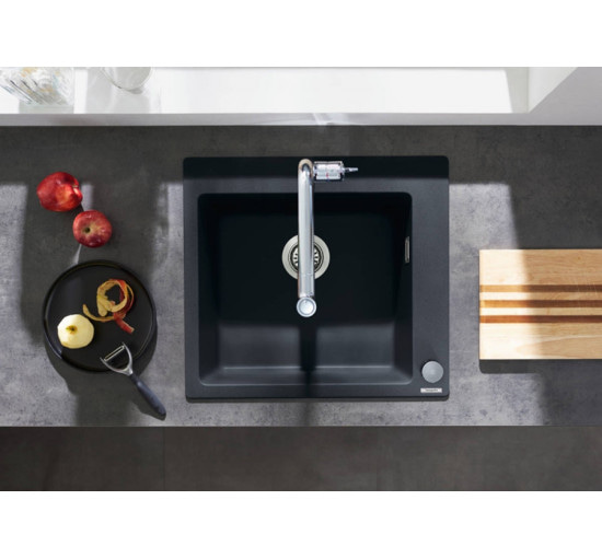 Кухонная мойка Hansgrohe C51-F450-01 Сombi 560x510 со смесителем Select Chrome (43212000)