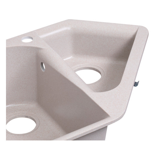 Кухонная мойка с дополнительной чашей Lidz 1000x500/225 COL-06 (LIDZCOL061000500225)