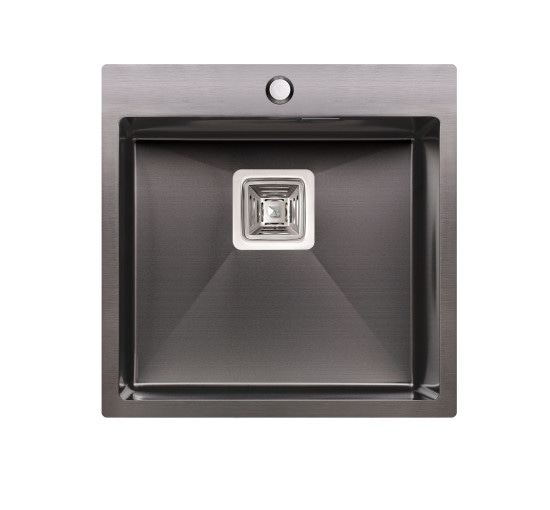 Кухонна мийка Qtap DK5050BL 2.7/1.0 мм Black (QTDK5050BLPVD2710)