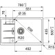 Кухонная мойка Franke Centro CNG 611-78 XL (114.0630.437) гранитная - врезная - оборотная - цвет Серый камень