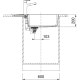 Кухонная мойка Franke Centro CNG 611-78 XL (114.0630.437) гранитная - врезная - оборотная - цвет Серый камень