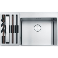 Кухонная мойка Franke BWX 220-54-27 TL WCR (127.0538.260) малая чаша слева, нержавеющая сталь - монтаж врезной или в уровень со столешницей - полированная