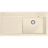 Кухонна мийка Franke Mythos MTK 611-100 (124.0335.853) керамічна - врізна - колір Кремовий крило зліва