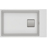 Кухонна мийка Franke KUBUS 2 KNG 110-62 (125.0517.098) гранітна - монтаж під стільницю - колір Білий - (коландер та коврик Rollmat у комплекті)