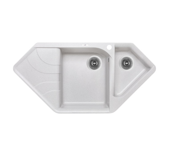 Кухонная мойка с дополнительной чашей Lidz 1000x500/225 GRA-09 (LIDZGRA091000500225)