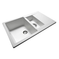 Кухонна мийка Miraggio LAPAS біла