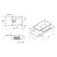 Кухонна мийка Qtap D7844BL 2.7/1.0 мм Black (QTD7844BLPVD12)