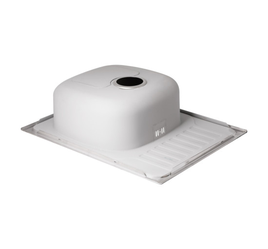 Кухонна мийка Qtap 6550 0,8 мм Micro Decor (QT6550MICDEC08)