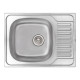 Кухонна мийка Qtap 6550 0,8 мм Micro Decor (QT6550MICDEC08)
