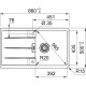 Кухонная мойка Franke Centro CNG 611-86 (114.0630.440) гранитная - врезная - оборотная - цвет Черный матовый