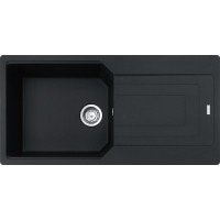 Кухонная мойка Franke Urban UBG 611-100 XL (114.0574.931) гранитная - врезная - оборотная - цвет Оникс - (пластиковый коландер в комлекте)