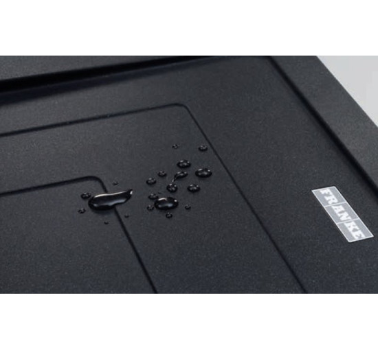 Кухонная мойка Franke Urban UBG 611-100 XL (114.0574.931) гранитная - врезная - оборотная - цвет Оникс - (пластиковый коландер в комлекте)