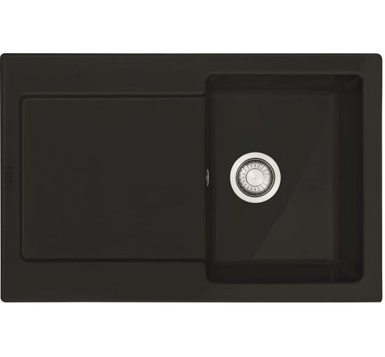 Кухонная мойка Franke Mythos MRK 611-78 (124.0381.407) керамическая - врезная - оборотная - цвет Черный матовый