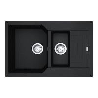 Кухонна мийка Franke Urban UBG 651-78 (114.0574.989) гранітна - врізна - оборотна - колір Онікс - (пластиковий коландер у комлекті)