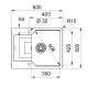 Кухонна мийка Franke Urban UBG 611-62 (114.0574.948) гранітна - врізна - оборотна - колір Сахара - (пластиковий коландер у комлекті)