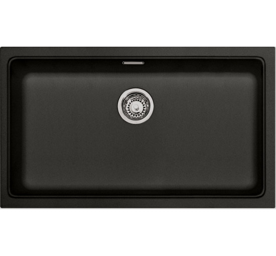 Кухонная мойка Franke Kubus KBG 110-70 (125.0499.032) гранитная - монтаж под столешницу - цвет Оникс