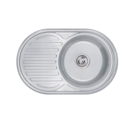 Кухонна мийка Lidz 7750 0,6 мм Decor (LIDZ775006DEC)