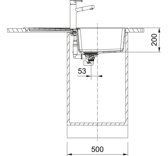 Кухонная мойка Franke Centro CNG 611-86 (114.0630.441) гранитная - врезная - оборотная - цвет Бежевый