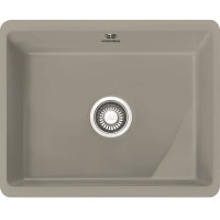 Кухонна мийка Franke Mythos KBK 110-50 (126.0380.349) керамічна - монтаж під стільницю - колір Сірий матовий