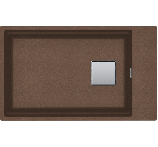 Кухонная мойка Franke KUBUS 2 KNG 110-62 (125.0599.010) гранитная - монтаж под столешницу - цвет SUPER METALLIC Медно-золотой - (коландер и коврик Rollmat в комплекте)