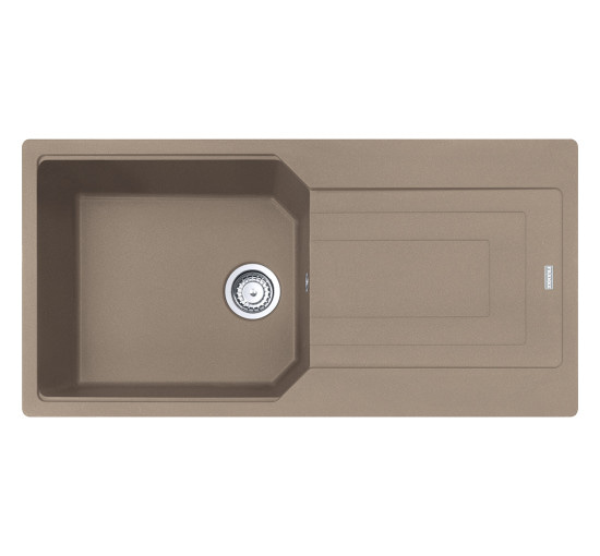 Кухонна мийка Franke Urban UBG 611-100 XL (114.0574.932) гранітна - врізна - оборотна - колір Мигдаль - (пластиковий коландер у комлекті)
