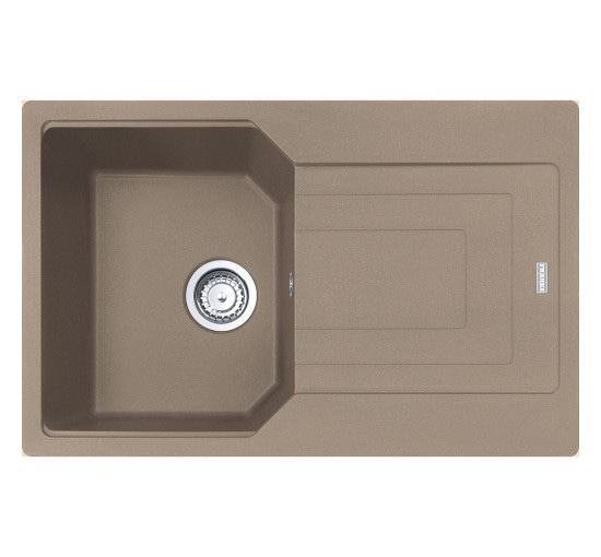Кухонная мойка Franke Urban UBG 611-78 (114.0574.942) гранитная - врезная - оборотная - цвет Миндаль - (пластиковый коландер в комлекте)