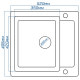 Кухонна мийка Romzha Janta 52 Seda (602)